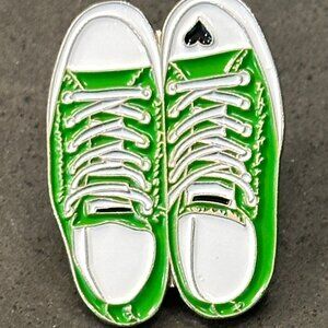 Green Converse Hat Backpack Lapel Jacket Enamel Pin NEW!!